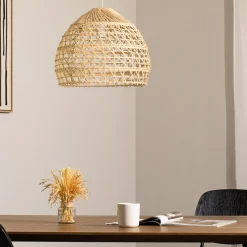 BOHO riippuvalaisin, Ø 43 cm, luonnonruskea, rottinki, E27