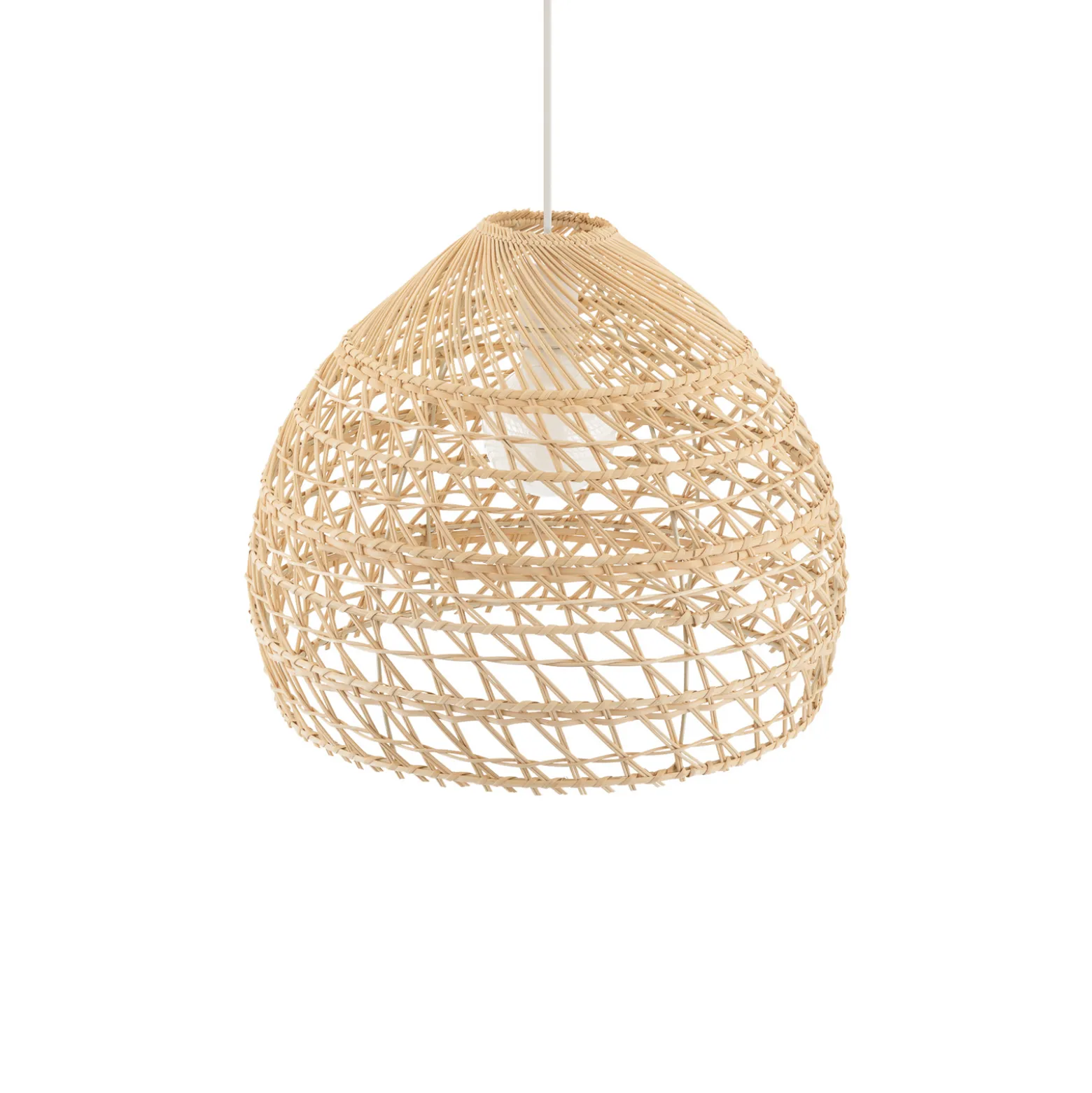 BOHO riippuvalaisin, Ø 43 cm, luonnonruskea, rottinki, E27