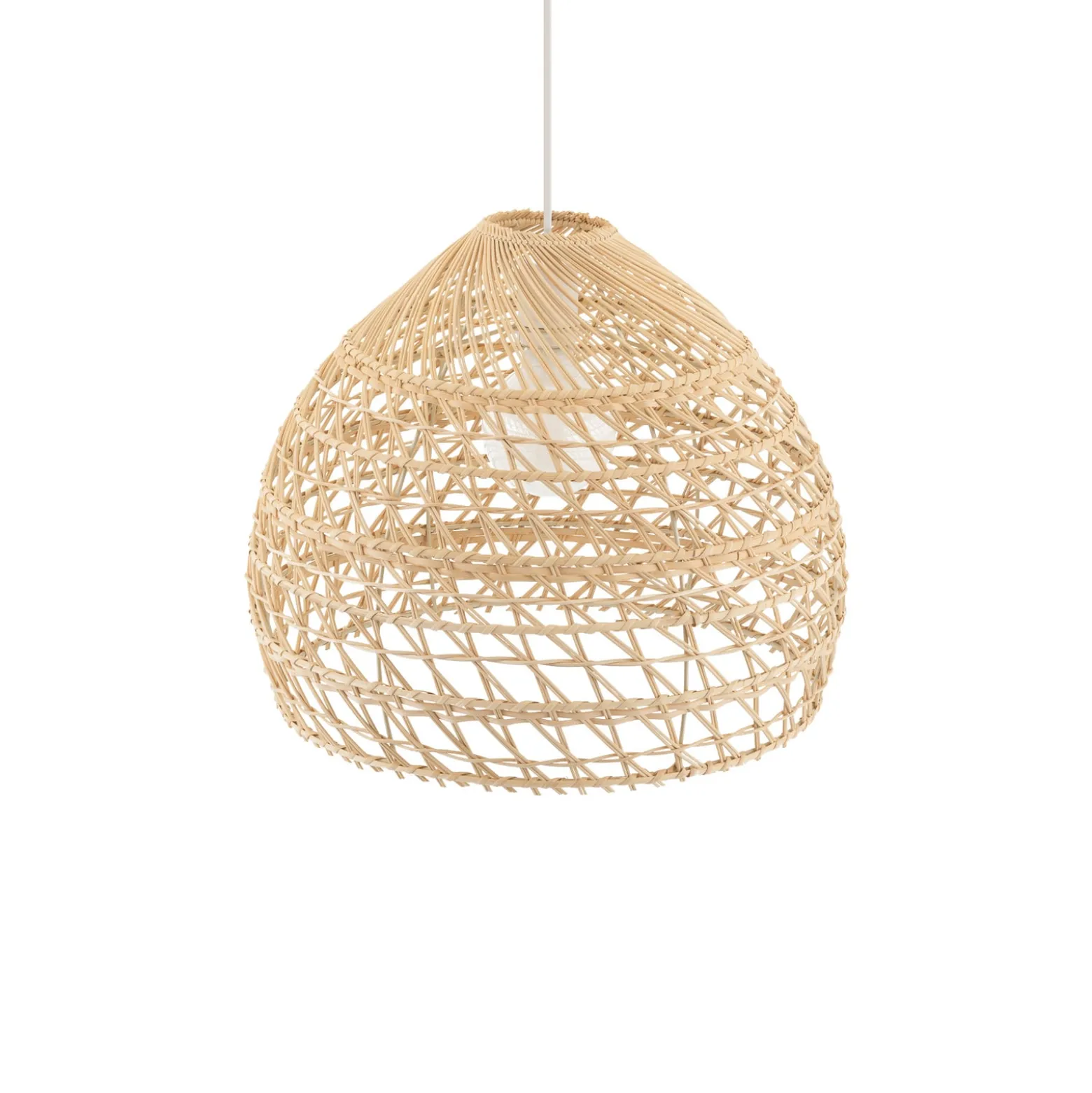 BOHO riippuvalaisin, Ø 43 cm, luonnonruskea, rottinki, E27