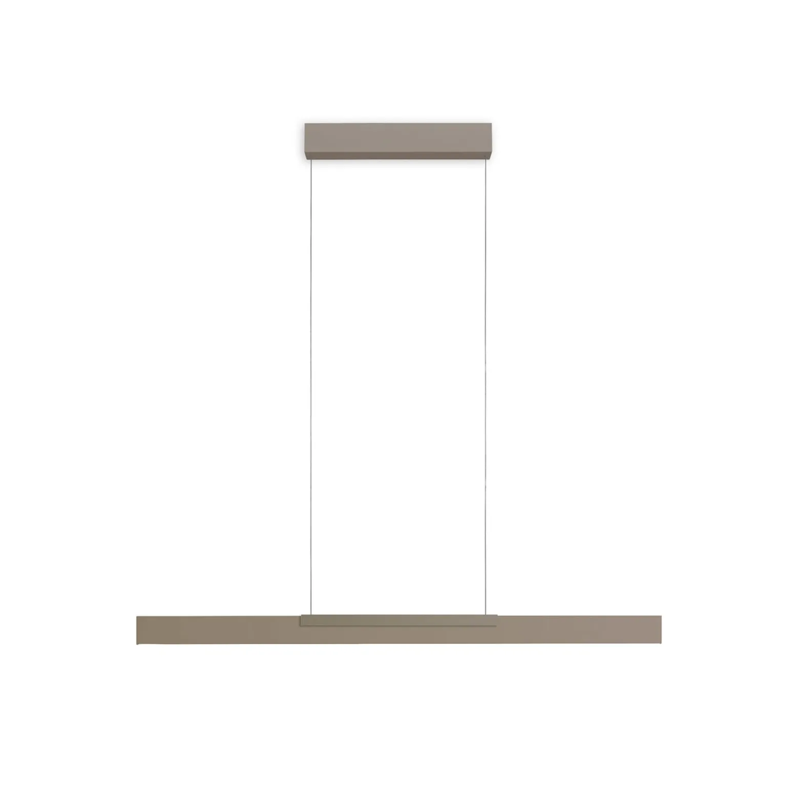 Bopp LED-riippuvalaisin Nano 2.0, pituus 100 cm, taupe, metalli