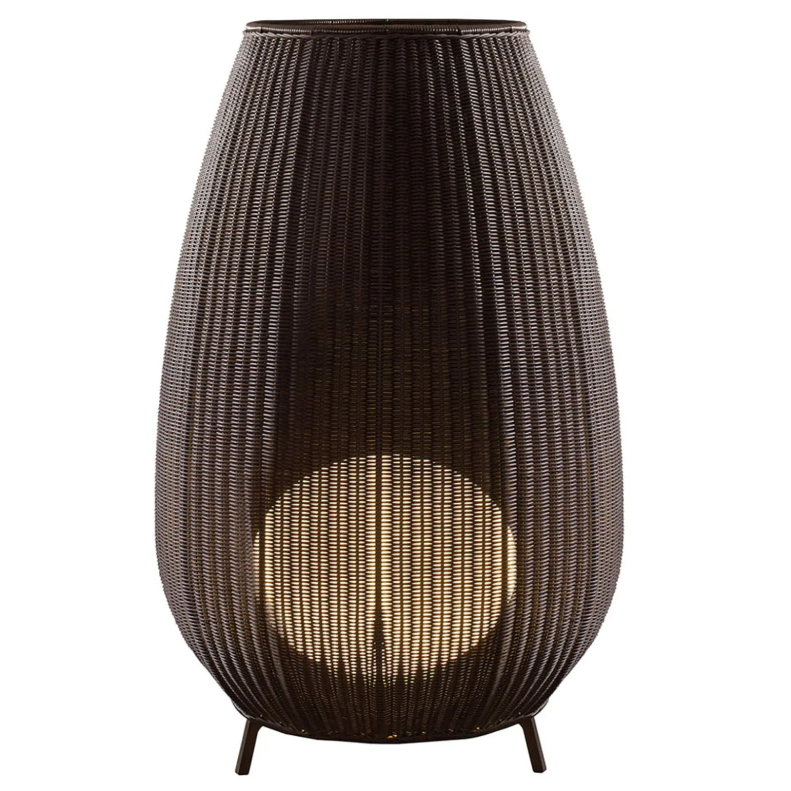 Bover Amphora 03 terassivalaisin, rottinki ruskea