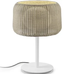 Bover Fora M -ulkopöytävalo, valkoinen-beige