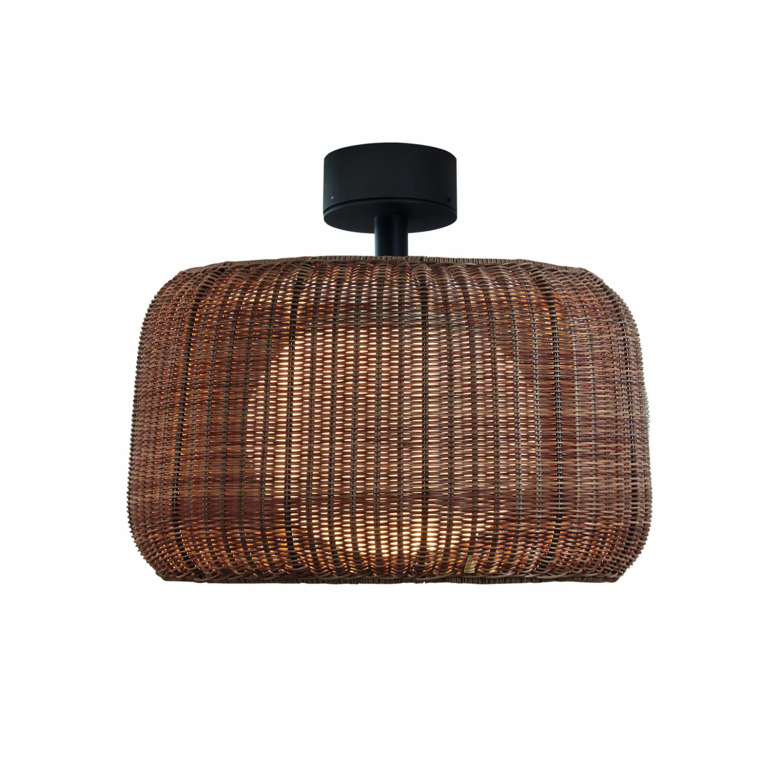 Bover LED-kattovalaisin Fora, grafiitinruskea/ruskea, Ø 50 cm