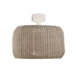 Bover LED-kattovalaisin Fora, luonnonvalkoinen/beige, Ø 50 cm
