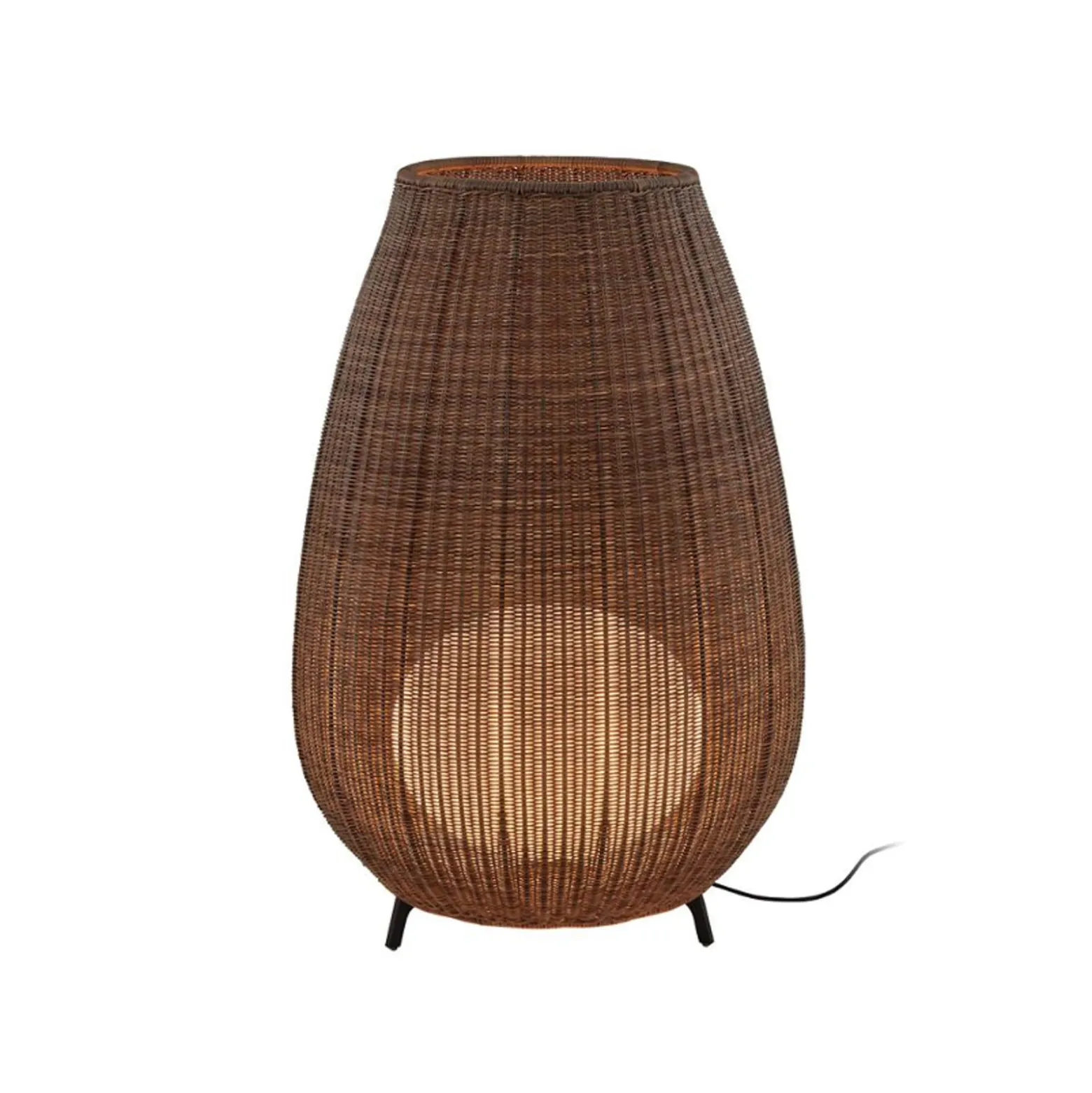 Bover LED terassivalaisin Amphora, 123 cm, grafiitinruskea/ruskea