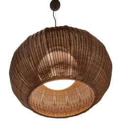 Bover LED-ulkovalaisin Garota, grafiitinruskea/ruskea Ø 72 cm