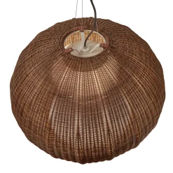 Bover LED-ulkovalaisin Garota, grafiitinruskea/ruskea Ø 72 cm