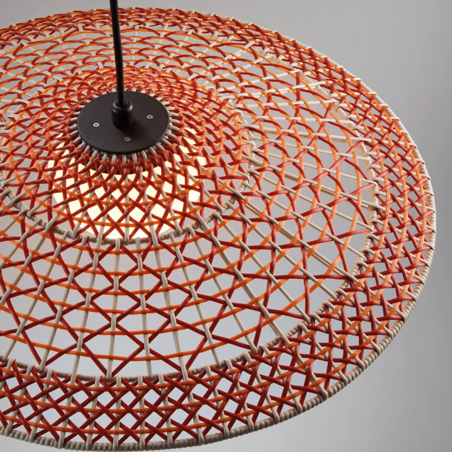 Bover LED-ulkovalaisin Nans Balis S/55, ruskea/punainen