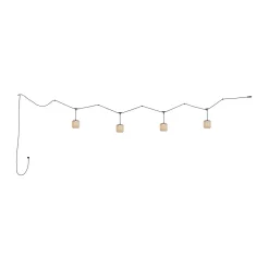 Bover Nans S/16/4L -LED-ulkoriippuvalaisin beige