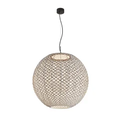 Bover Nans Sphere S/80 LED-riippuvalaisin ruskea ulkokäyttöön