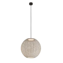 Bover Nans Sphere S/60 LED-riippuvalaisin ruskea ulkokäyttöön Bover Nans