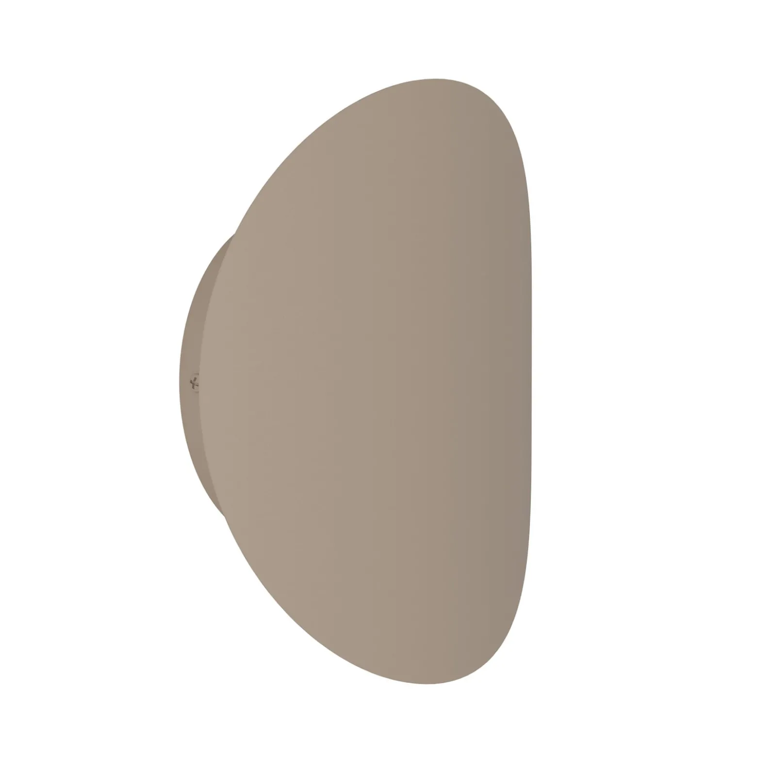 Briale-LED-ulkoseinävalaisin, hiekanvärinen, korkeus 20 cm, metallia