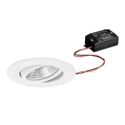 BRUMBERG BB23-uppovalo IP65, ei himmen., valkoinen