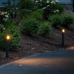 BRUMBERG Quader -LED-pylväsvalo, grafiitti, IP54