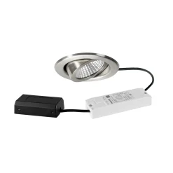 BRUMBERG upotettava LED-kohdevalaisin BB09, DALI, liitäntäkotelo, ruostumaton