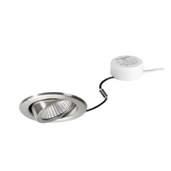 BRUMBERG upotettava LED-kohdevalaisin BB09, RC, muuntaja pyöreä, ruostumaton