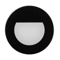 BRUMBERG Wall Kit68 -uppovalo ohut pyöreä musta