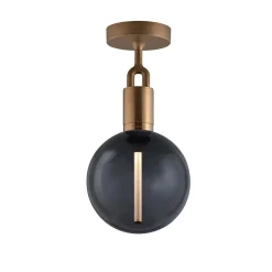 Buster + Punch Haarukkainen messinki/lasi savustettu Ø 20cm