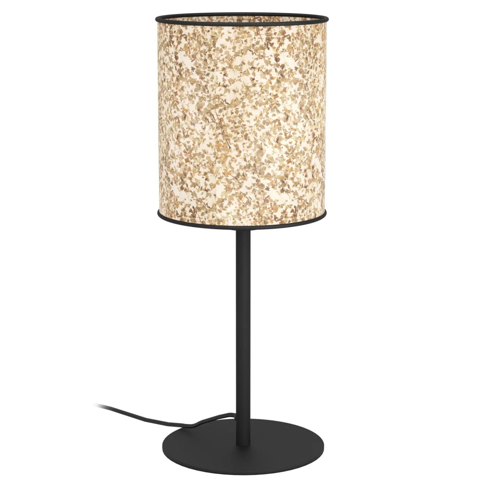 Butterburn pöytävalaisin, korkeus 47,5 cm, beige/vihreä, kangasta