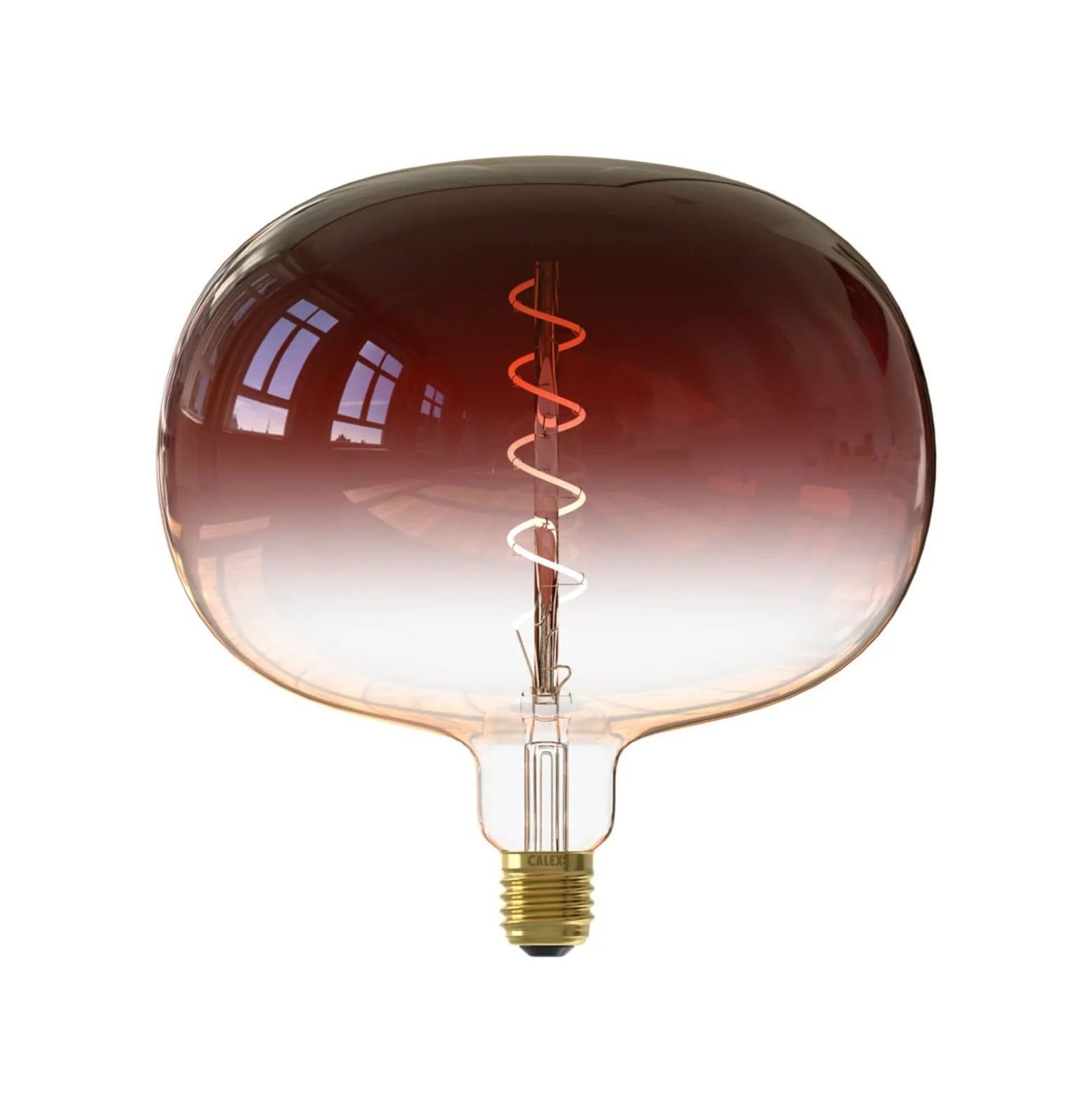 Calex Boden LED-Globe E27 5W filamentti him marone