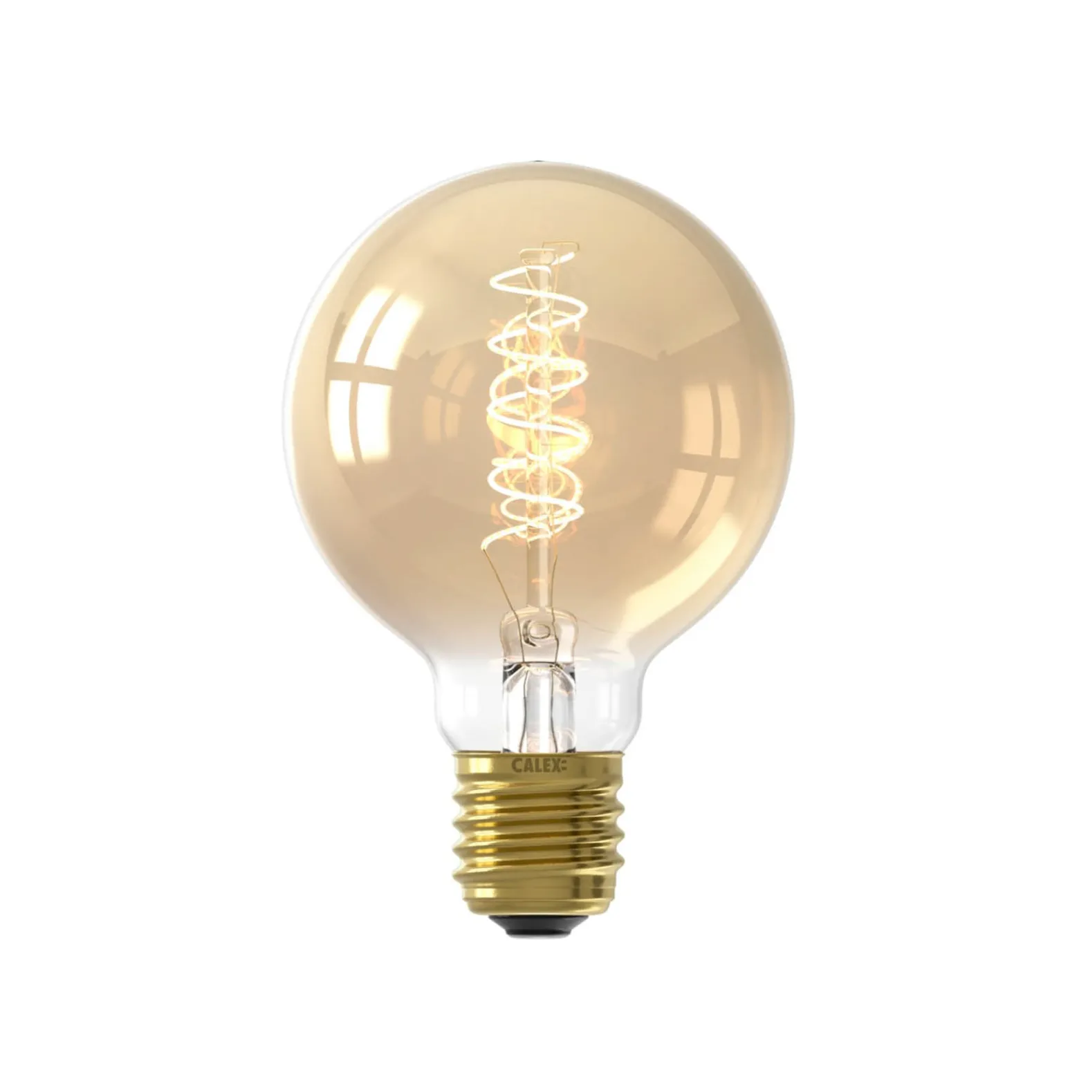 Calex E27 G80 3,8W LED filament flex 821 kulta him