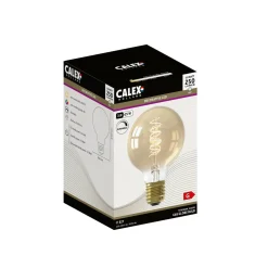 Calex E27 G80 3,8W LED filament flex 821 kulta him