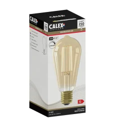 Calex E27 ST64 3,5W LED-filamentti kulta 821 him.
