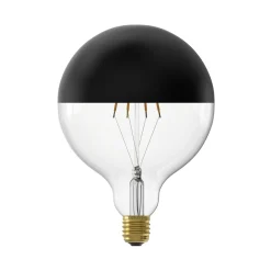 Calex G125 Top-pääpeililamppu E27 4W musta Ø12,5cm