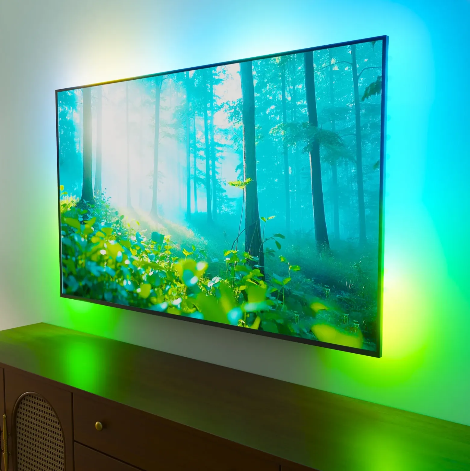 Calex Smart HDMI Sync Box -sarja LED-nauhoilla, 250 cm, RGBW