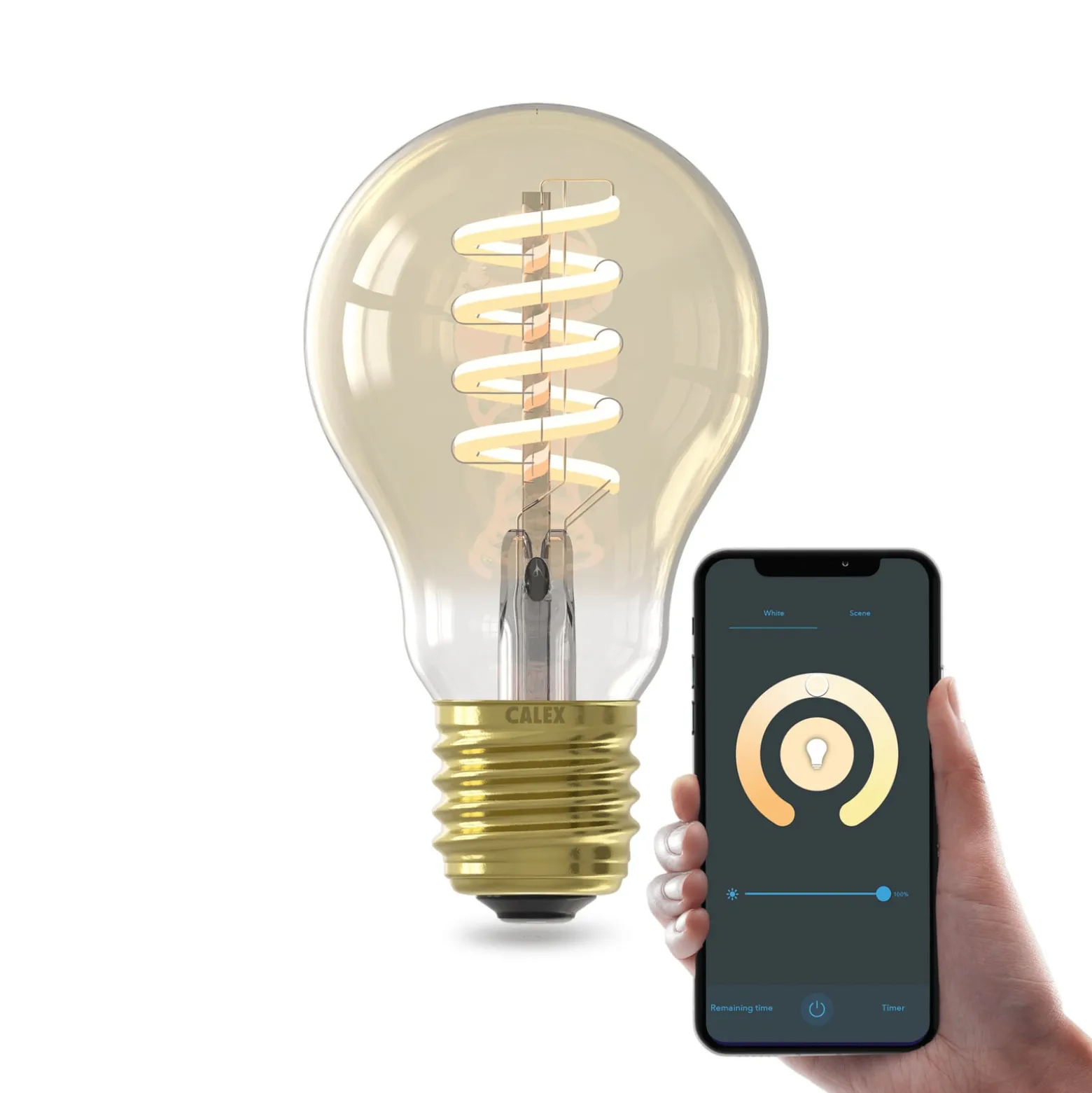 Calex Smart LED E27 7W A60 1800 - 3000 K hehkulamppu