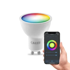 Calex Smart LED-heijastin GU10 4.9W CCT RGB CCT RGB