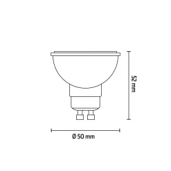 Calex Smart LED-heijastin GU10 4.9W CCT RGB CCT RGB