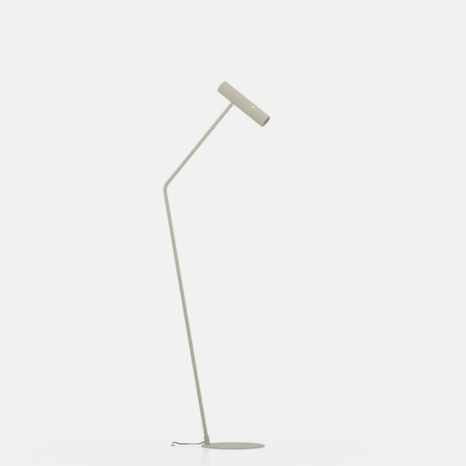 Caminia LED-lattiavalaisin, korkeus 158,5 cm, hiekanvärinen, teräs