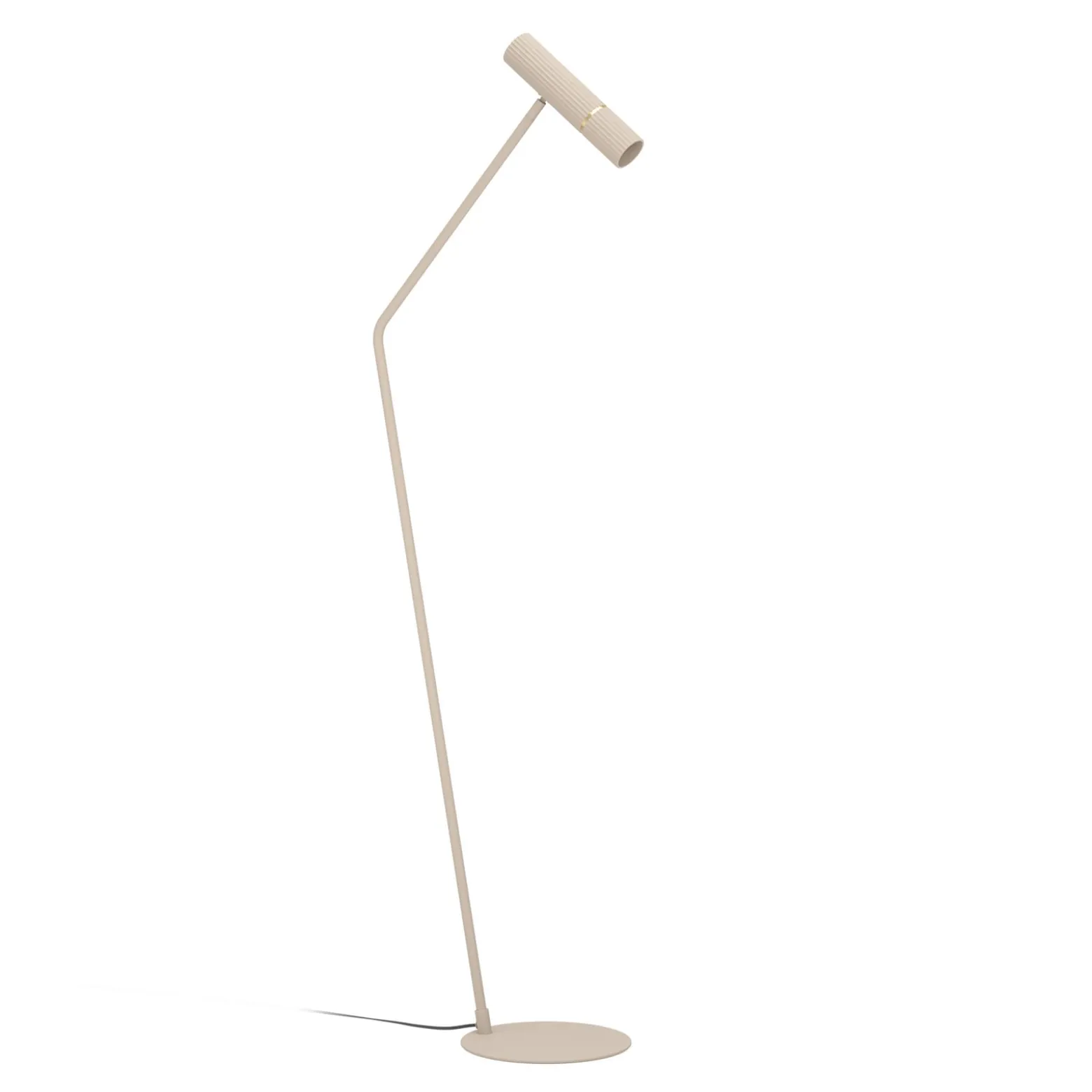 Caminia LED-lattiavalaisin, korkeus 158,5 cm, hiekanvärinen, teräs