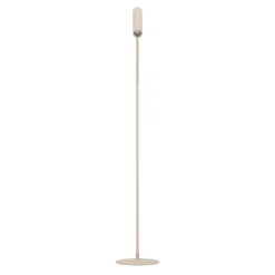 Caminia LED-lattiavalaisin, korkeus 158,5 cm, hiekanvärinen, teräs