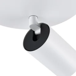 CAN TILT kattospotti, valkoinen, Ø 20 cm, 2-lamppuinen, metalli, GU10