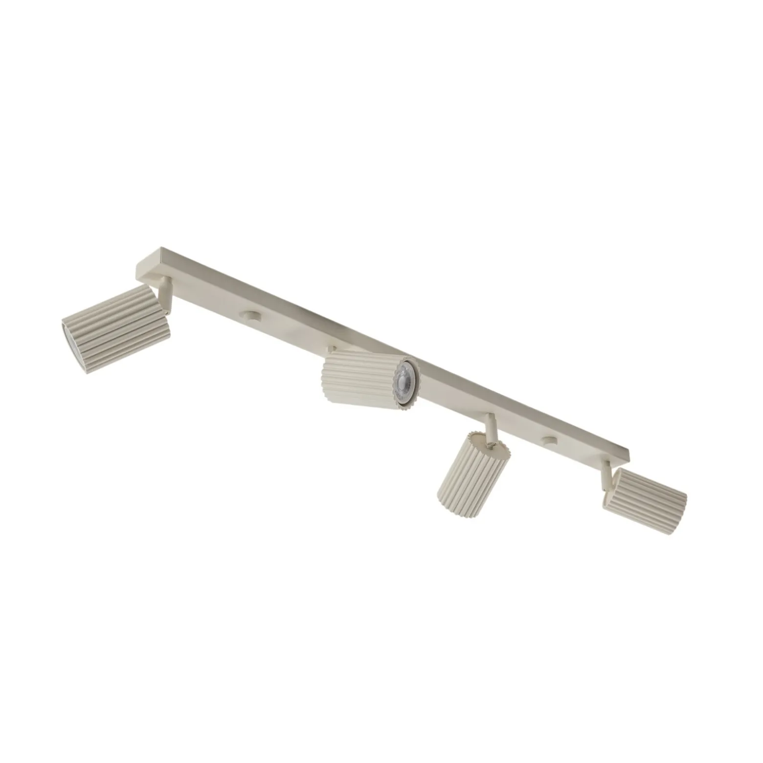 Carbon-kattovalaisin, beige, pituus 81 cm, alumiini, 4-valo.