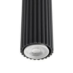 Carbon kattovalaisin, musta, korkeus 20 cm, alumiinia