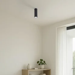 Carbon kattovalaisin, musta, korkeus 20 cm, alumiinia