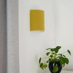 Celine seinävalaisin, Soro, sinapinkeltainen, kangas, E27