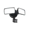 CHIMERA-LED-anturilla varustettu ulkoseinävalaisin, musta, 2-lamppuinen, IP54