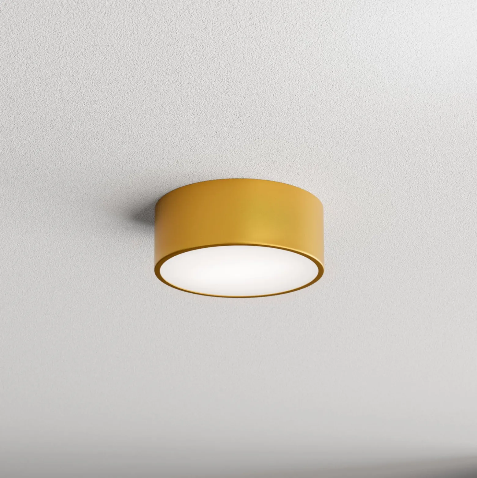 Cleo 200 kattovalaisin, kultainen, anturi, IP20, Ø 20 cm, E27