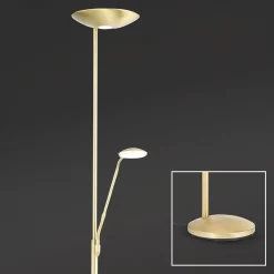Cobra LED-kattovalaisin messinkisellä lukuvalaisimella varustettuna