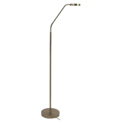 Comfort LED ladattava lattiavalaisin, pronssi, 135 cm metalli CCT himmennin