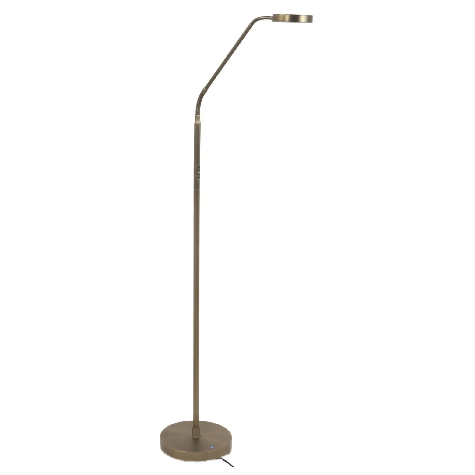 Comfort LED ladattava lattiavalaisin, pronssi, 135 cm metalli CCT himmennin