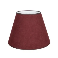 Cone-varjostin, tummanpunainen, korkeus 30 cm, kangas