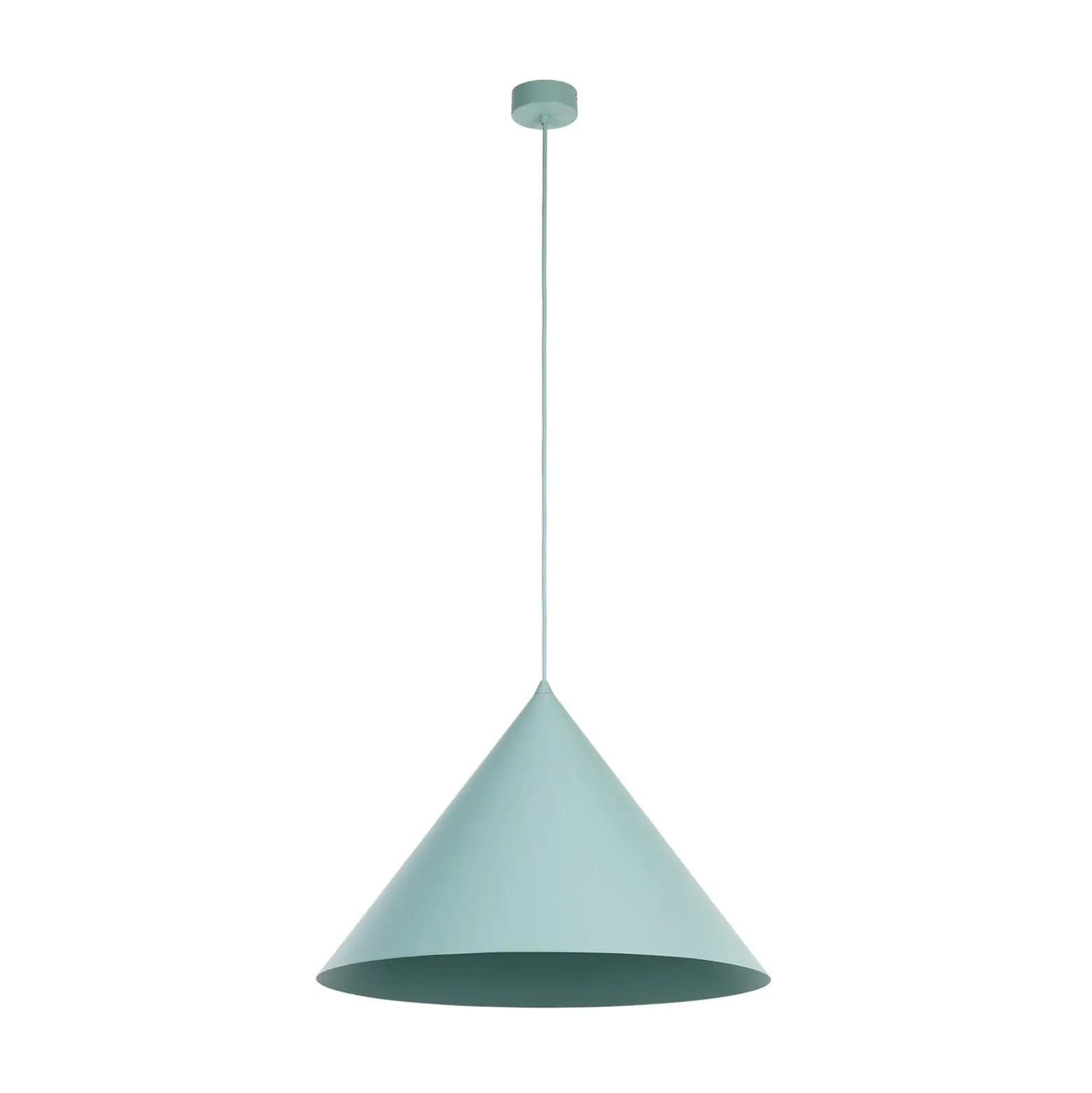 Cono-riippuvalaisin, 1-lamppuinen, Ø 50 cm, minttu, E27