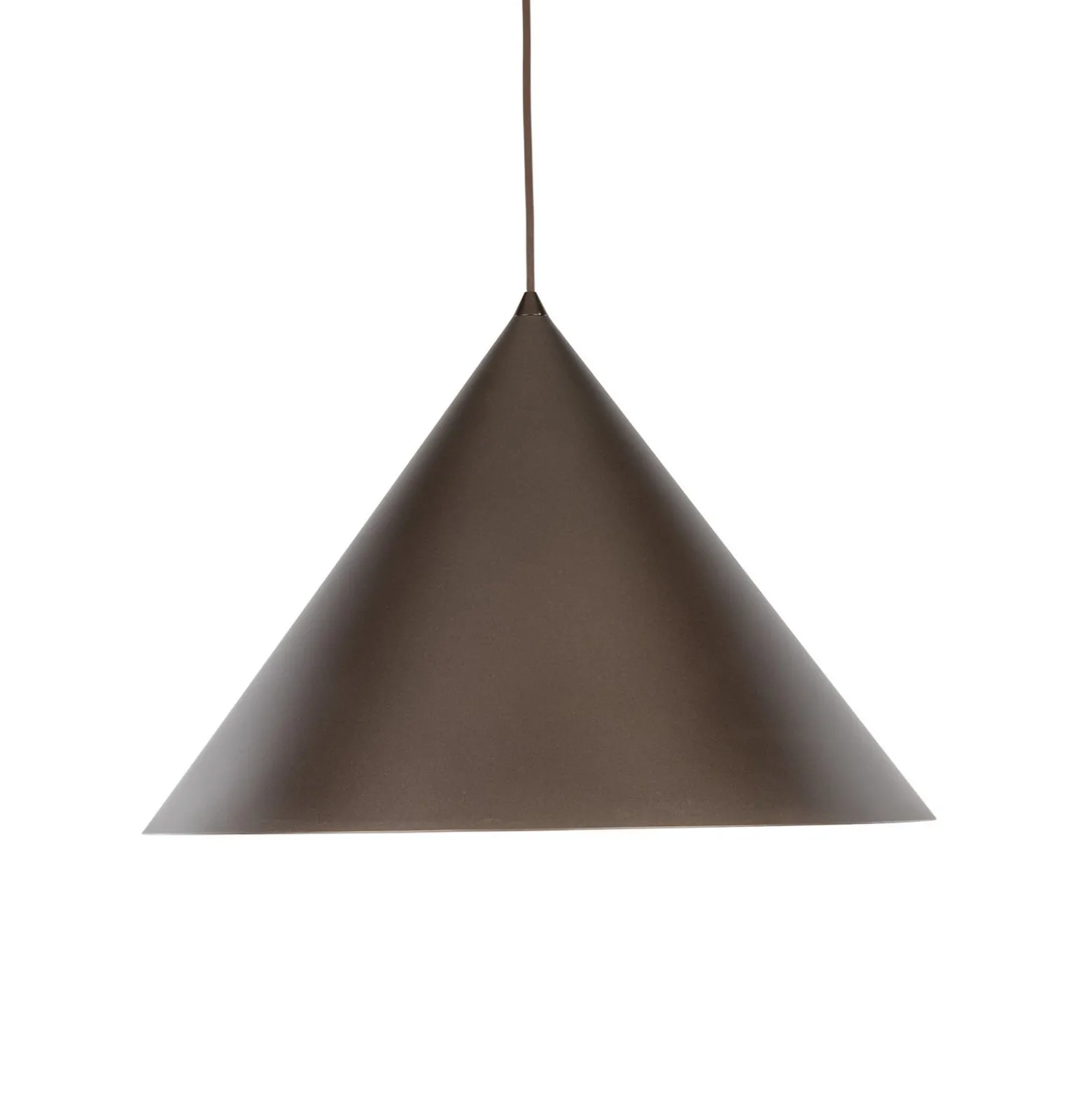 Cono-riippuvalaisin, 1-lamppuinen, Ø 50 cm, ruskea, E27