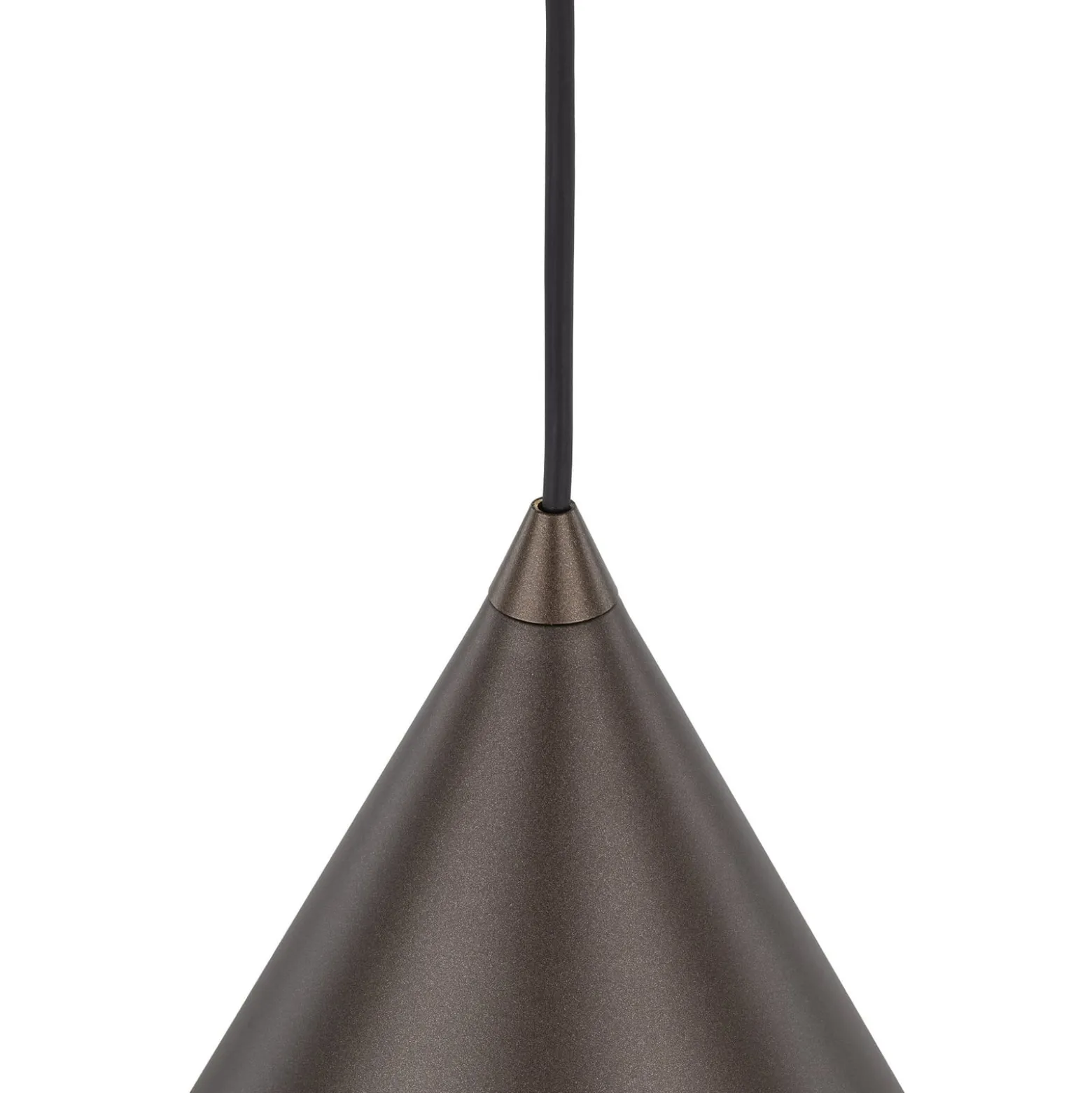 Cono-riippuvalaisin, 1-lamppuinen, halkaisija 27 cm, pronssinvärinen