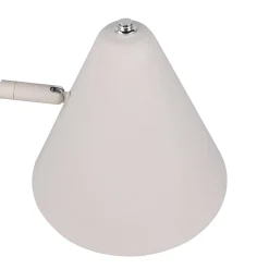 Cosima-seinävalaisin, vaaleanharmaa, ulkonema 54 cm, metalli